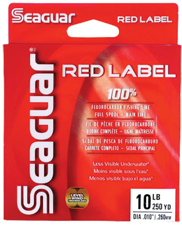 Seaguar Red Label 100% Fluorocarbon 10 lb. 200 Yard Fishing Line #10RM250 