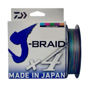 Daiwa J-Braid X4 Filler Spool 80lb Multi-Color 300 Yds