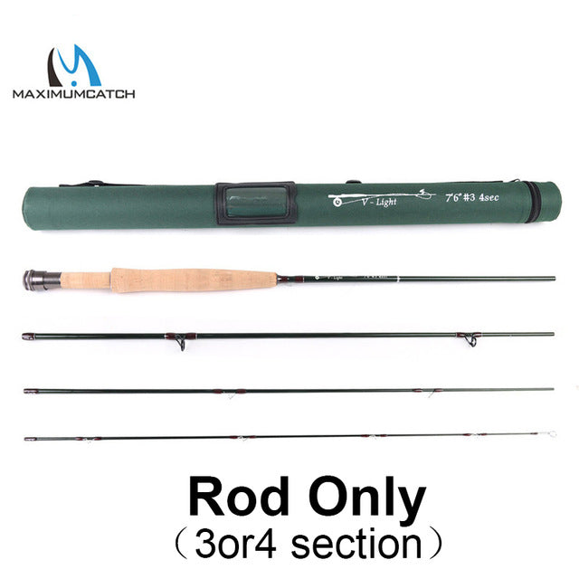V-Light Graphite Carbon Fiber Maximumcatch Fishing Rod from Fish On Outlet