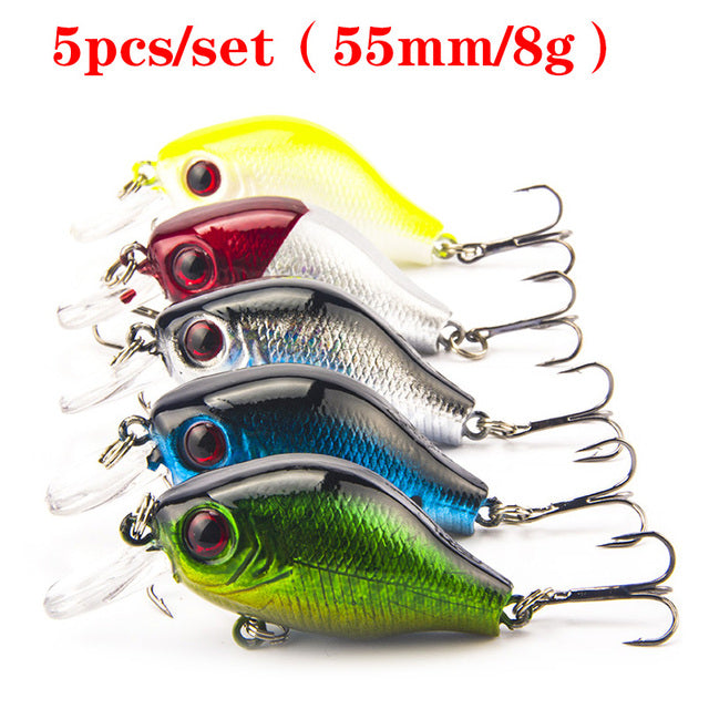 56Pcs/lot Almighty Mixed Fishing Lure Bait Set Crankbait Tackle Bass Fishing  Wobblers Suitable For Different Kinds Of Fishes - AliExpress
