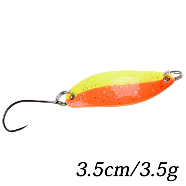 wolftale 1 Set Rotating Spinner Baits Attractive Artificial Sequins Fishing  Lure Sequins Metal Treble Hooks Spoonbait Pike Crochet Kit Fish Tackle
