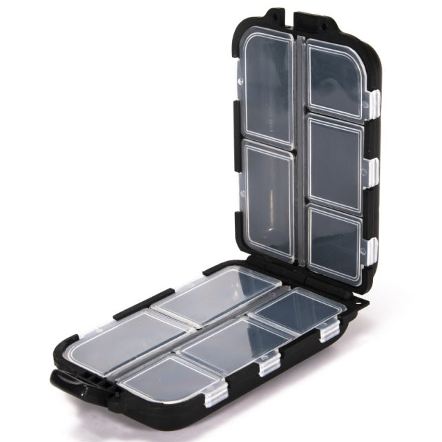 10 Compartment Mini Storage Case Flying Fishing Tackle Box Fishing Spoon  Hook Bait Storage Box Fishing Accessories